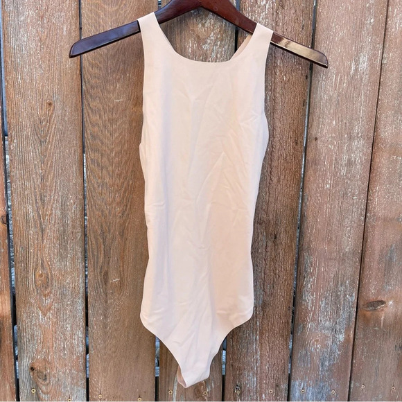 aerie Other - AERIE Women’s Smoothez Body Shaping Smoothing Body Suit Beige Cream Size Small